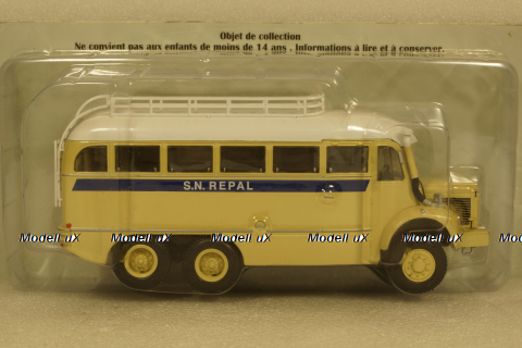 Berliet GBC 8 M 6x6 Год 1958, Hachette 1:43