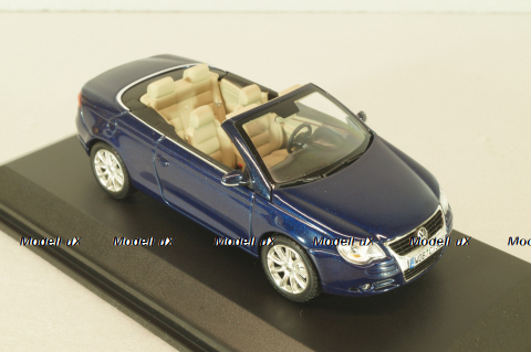 Volkswagen EOS Cabriolet 2006, blue, 1F0099300D5Q, Norev 1:43