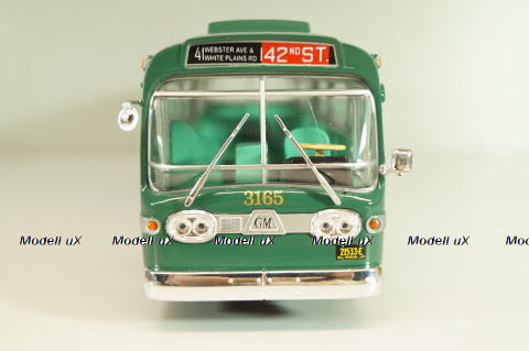 GM New Look TDH-5303 1965, bus, green,  AUTOBUS DAL MONDO, Hachette 1:43 Уценка!