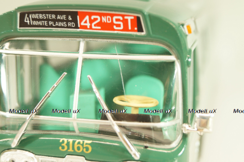 GM New Look TDH-5303 1965, bus, green,  AUTOBUS DAL MONDO, Hachette 1:43 Уценка!