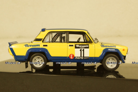 Ваз-2105 Lada VFTS #11 Valasskaa Zima Rally 1984 Lank/Milos, RAC406B, IXO 1:43