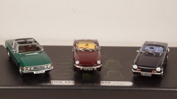 Triumph 3rd-Set: sport Triumph Collection, RHD, each 1x Spitfire, TR6 and stay, Vanguards 1:43