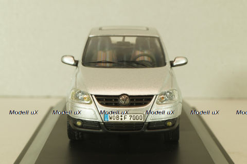 Volkswagen Fox 2005, silver, 5Z0099300A7W, Schuco 1:43