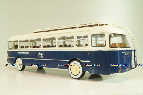 Saviem SC1 1960, bus, blue/white, AUTOBUS DAL MONDO №71, Hachette 1:43