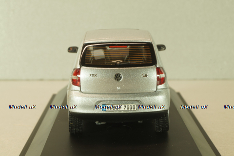 Volkswagen Fox 2005, silver, 5Z0099300A7W, Schuco 1:43