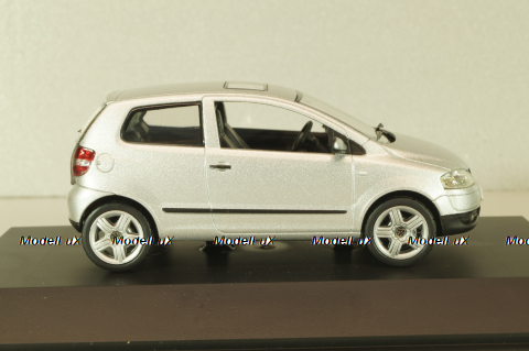 Volkswagen Fox 2005, silver, 5Z0099300A7W, Schuco 1:43