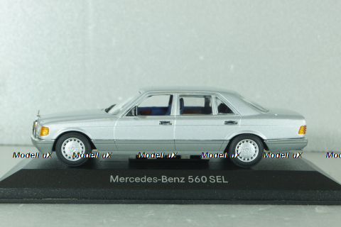 Mercedes-Benz 560 SEL (W126) 1979, silver, B66040244, Minichamps 1:43