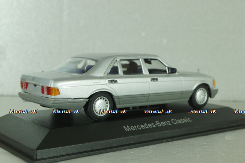 Mercedes-Benz 560 SEL (W126) 1979, silver, B66040244, Minichamps 1:43