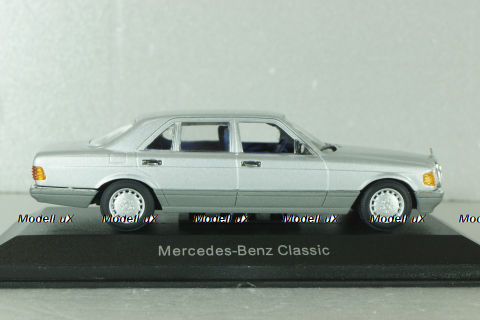 Mercedes-Benz 560 SEL (W126) 1979, silver, B66040244, Minichamps 1:43