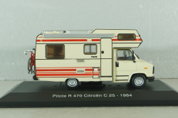 Pilote R470 Citroën C25 camper van  1984, beige/red, HPC001, Hachette Passion Camping-Cars #1 1:43 Уценка!