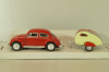 Volkswagen Beeatle (Kafer) with trailer, 27001, Schuco Junior 1:43