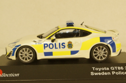 Toyota GT86 2013 Sweden Police Car, JC295, J-Collection 1:43