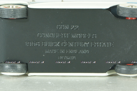 Buick Century Estate Wagon 1956, blue/white, NR22, Conquest Models 1:43