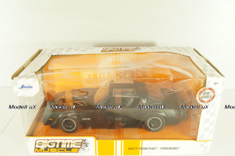 Pontiac Firebird 1977, matt black, 34030, Jada 1:24