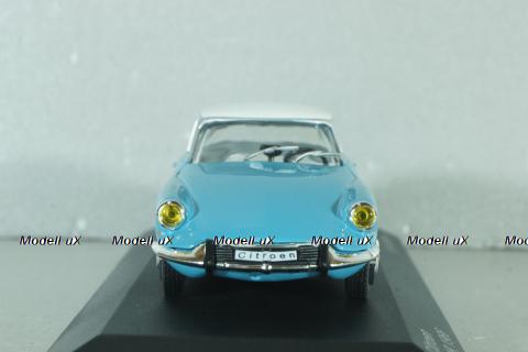 Citroen DS 19 1966, blue/white, WB229, WhiteBox 1:43