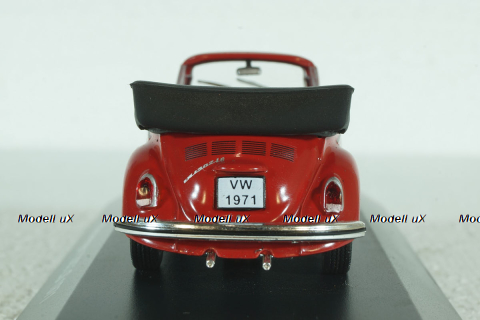 Volkswagen Kafer 1302 LS Cabrio 1971 red, Altaya 1:43