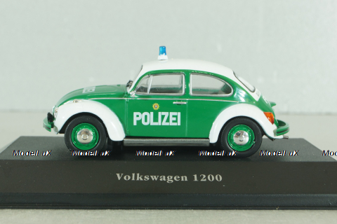 Volkswagen Beetle 1200 Polizei 1977, Atlas Police Cars Collection 1:43