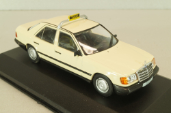 Mercedes-Benz 200 D (W124) Taxi 1985, beige, MBOMS073, Mercedes-Benz-Offizielle Modell-Sammlung #73, Altaya 1:43