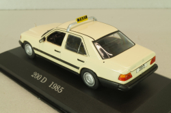 Mercedes-Benz 200 D (W124) Taxi 1985, beige, MBOMS073, Mercedes-Benz-Offizielle Modell-Sammlung #73, Altaya 1:43