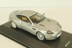 Aston Martin V12 Vanquish 2001, silver, MOC018, IXO 1:43