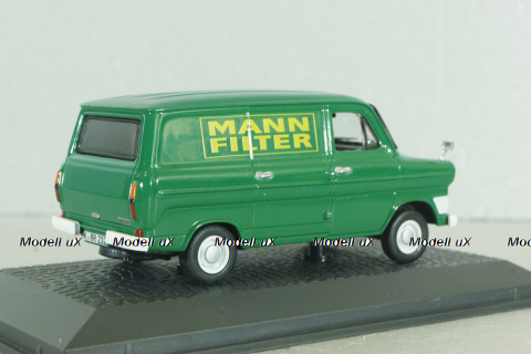 Ford Transit delivery bus " Mann Filter" 1969, green, 7421103, Atlas 1:43 Уценка!