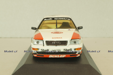Audi V8 Quattro #44 DTM Champion 1990 H.J.Stuck, white, 1001, Minichamps 1:43