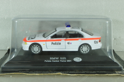 BMW 525 (E39) Polizia Canton Ticino, Switzerland 2001, white, ADPOLC007, Cararama 1:43