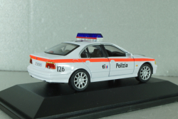 BMW 525 (E39) Polizia Canton Ticino, Switzerland 2001, white, ADPOLC007, Cararama 1:43