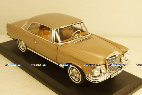 Mercedes 250 SE Coupe 1969 Gold, 183759, Norev 1:18