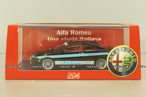Alfa Romeo GT 2000 GTS Police Sydney 2006, black, 7074, M4 1:43
