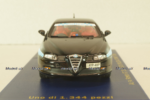 Alfa Romeo GT 2000 GTS Police Sydney 2006, black, 7074, M4 1:43