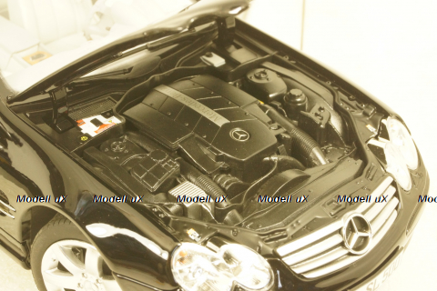 Mercedes SL500 2003 Black, 183840, Norev 1:18