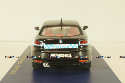 Alfa Romeo GT 2000 GTS Police Sydney 2006, black, 7074, M4 1:43