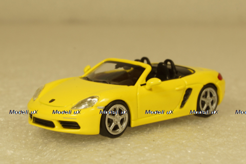 Porsche 718 Boxster 2016 Yellow, 870065132, Minichamps 1:87