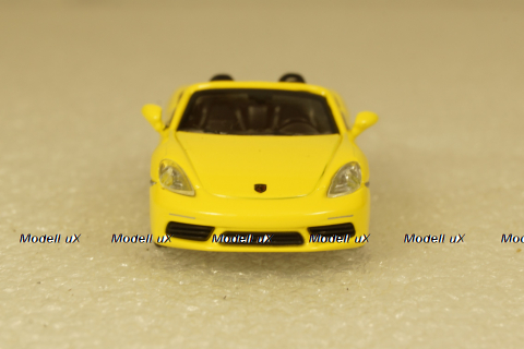 Porsche 718 Boxster 2016 Yellow, 870065132, Minichamps 1:87
