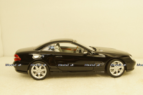 Mercedes SL500 2003 Black, 183840, Norev 1:18