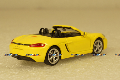 Porsche 718 Boxster 2016 Yellow, 870065132, Minichamps 1:87