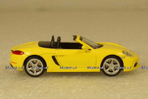 Porsche 718 Boxster 2016 Yellow, 870065132, Minichamps 1:87