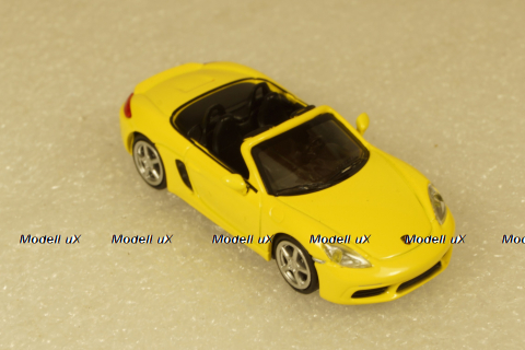 Porsche 718 Boxster 2016 Yellow, 870065132, Minichamps 1:87