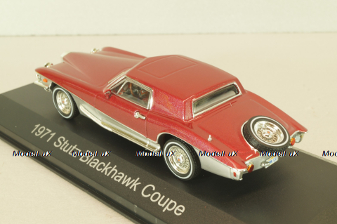 Stutz Blackhawk Coupe 1971, red/grey, PremiumX 1:43