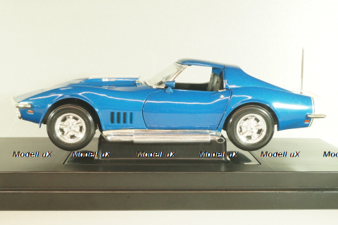 Chevrolet Corvette Baldwin Motion (C3) 1968, blue, 33389, Ertl - American Muscle 1:18