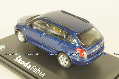 Skoda Fabia II Combi 2007, blue, 143AB009KC, Abrex 1:43 Уценка!