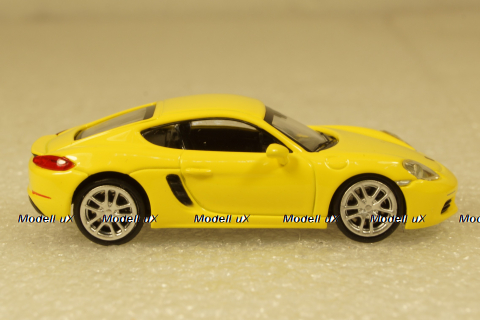 Porsche 718 Cayman 2016 yellow, 870065224, Minichamps 1:87