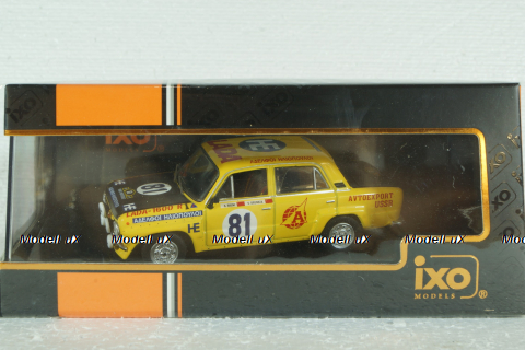 Ваз-2101 Lada 1600 N.81 Rally Acropolis 1977, Brundza/Brum, RAC410, IXO 1:43