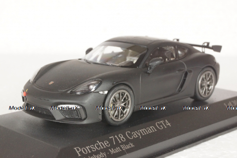 Porsche 718 Cayman GT4 Clubsport 2020 Matt Black, 410196101, Minichamps 1:43 Уценка!