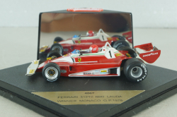 Ferrari 312 T2 #1 N.Lauda, winner Monaco GP  1976, blue, Formula 1, 4036, Quartzo 1:43