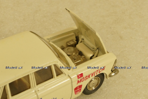 Москвич-427, А4, 2 зажима, Rally Service, Тантал/Радон 1:43
