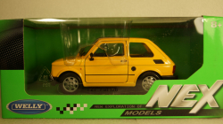 Fiat 126 yellow, 24066, Welly 1:24