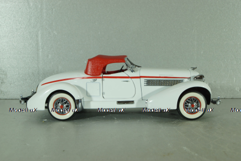 Auburn Speedster 1935, white, Franklin Mint 1:24