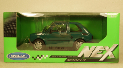 Fiat 126 green, 24066, Welly 1:24